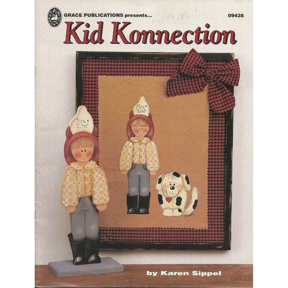 Grace Publication Kid Konnection by K Sippel Acrylic Tole Paint Projects 1994